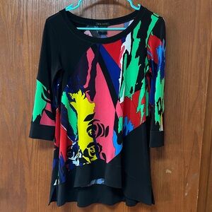 Eva Varro Women's Colorful Abstract Tunic